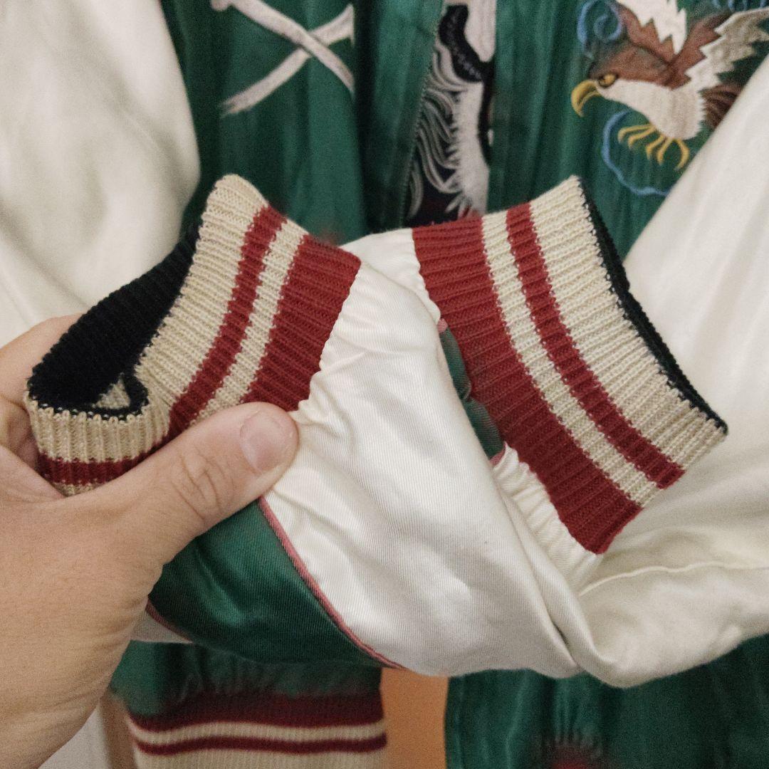 虎刺繍 スカジャン 　東洋　氷室京介　復刻　引越し君