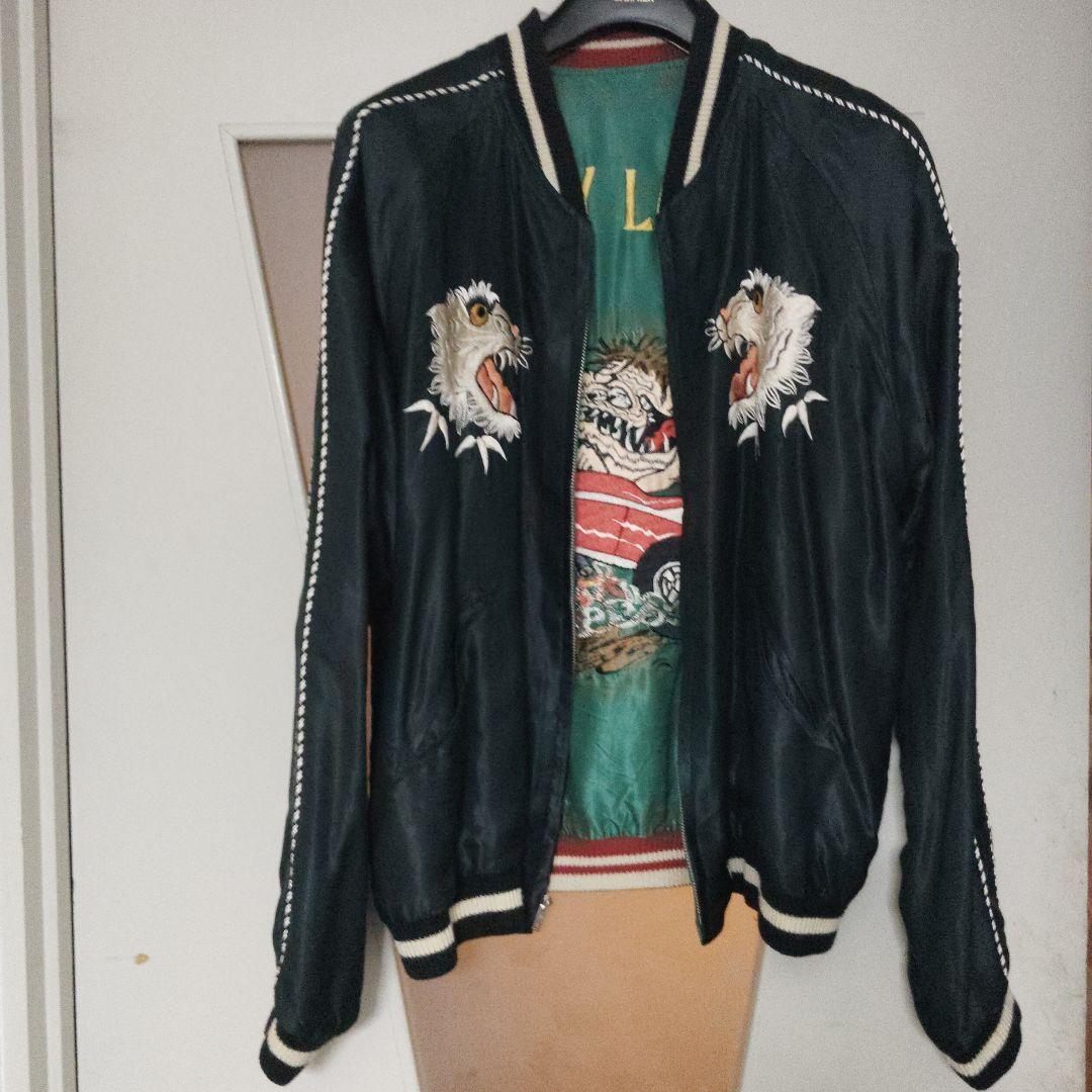 虎刺繍 スカジャン 　東洋　氷室京介　復刻　引越し君