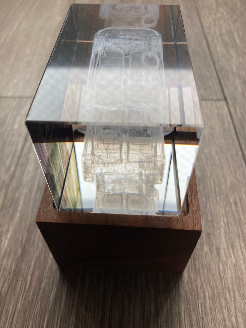 HONDA S660　置物　3Dクリスタル HONDAロゴ入り豪華専用ケース付き