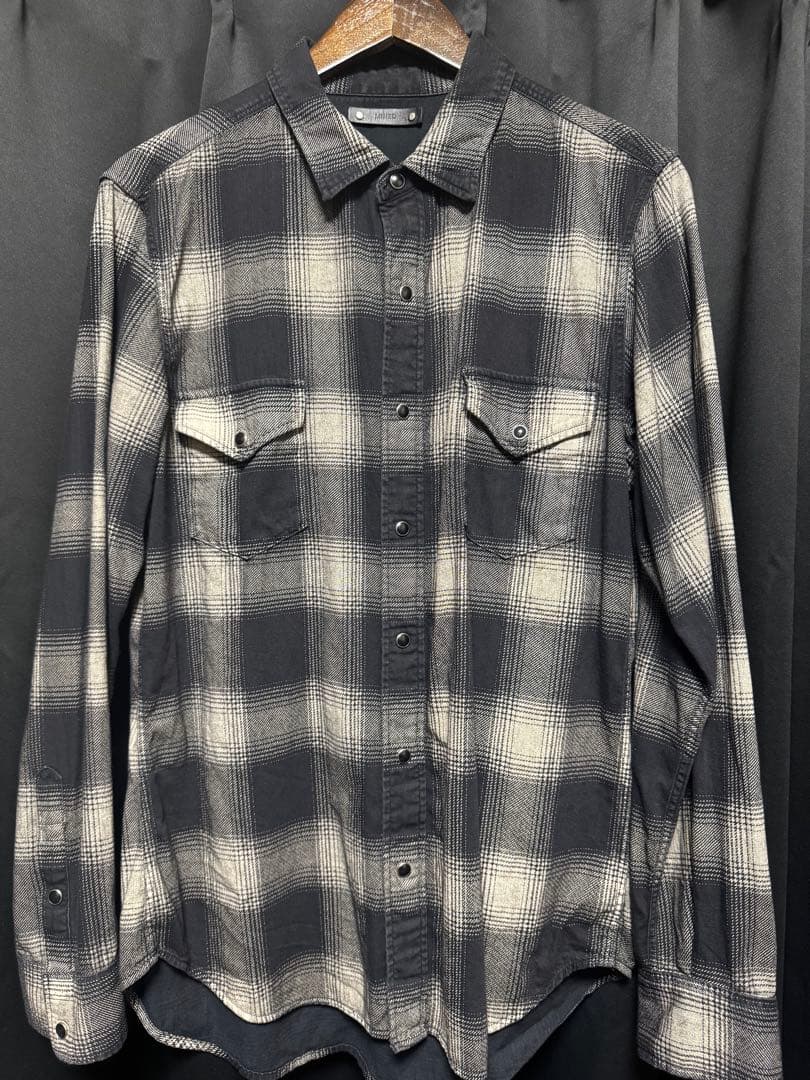 ★美品★タグありMINEDENIM チェックシャツ