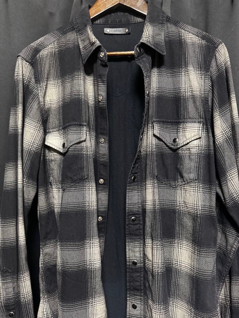 ★美品★タグありMINEDENIM チェックシャツ