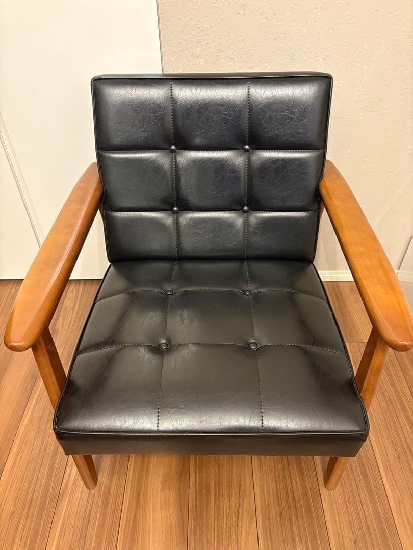 カリモク60 Kチェア 1シーター スタンダードブラック W36170BW