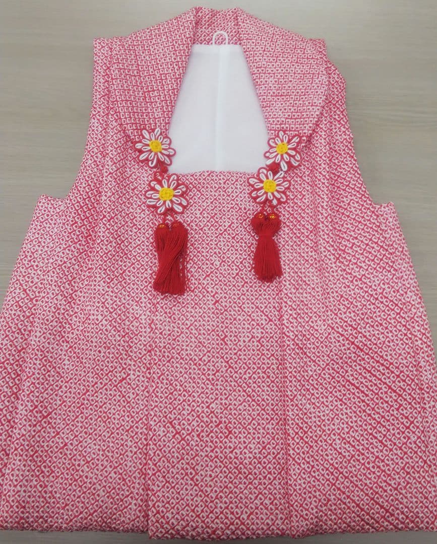 ※専用お取り置きコメント三歳お祝い着 被布コート 鹿の子絞り