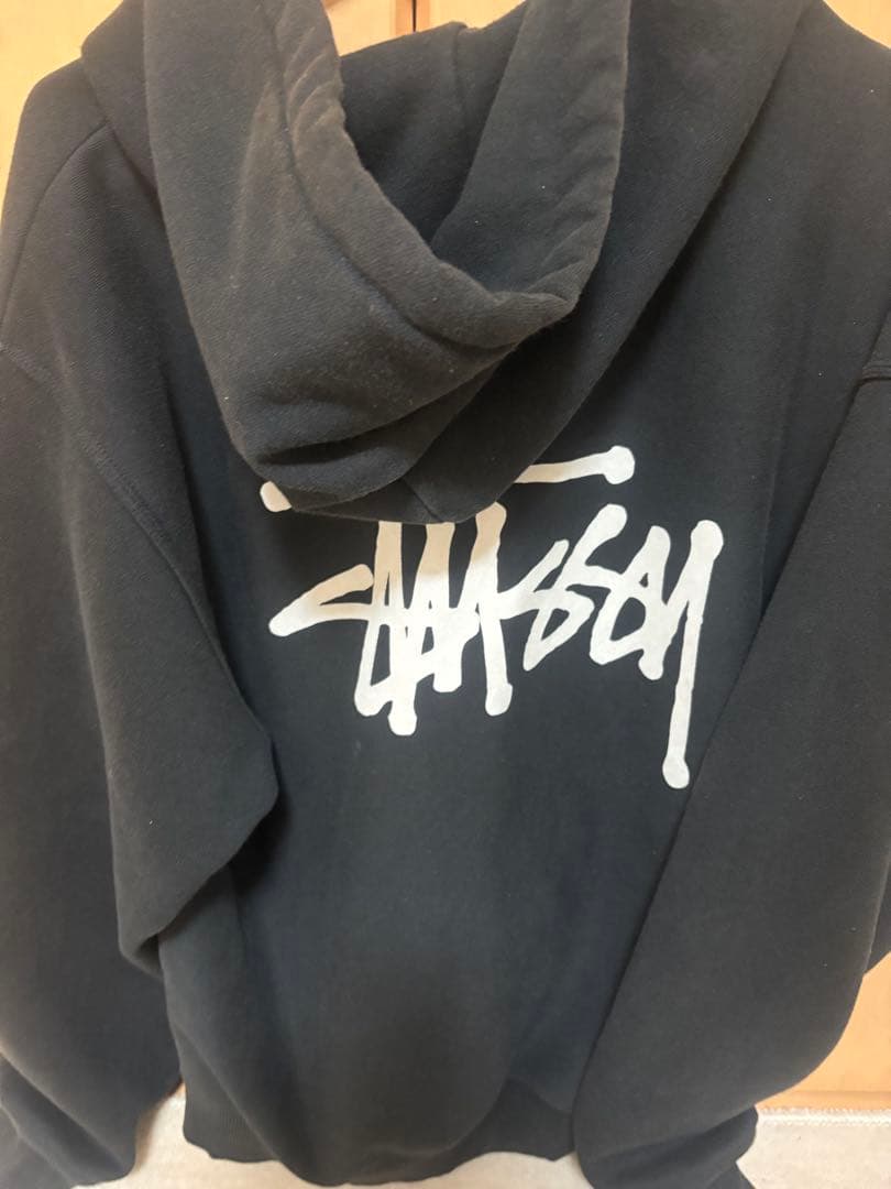 BASIC STÜSSY ZIP HOODIE