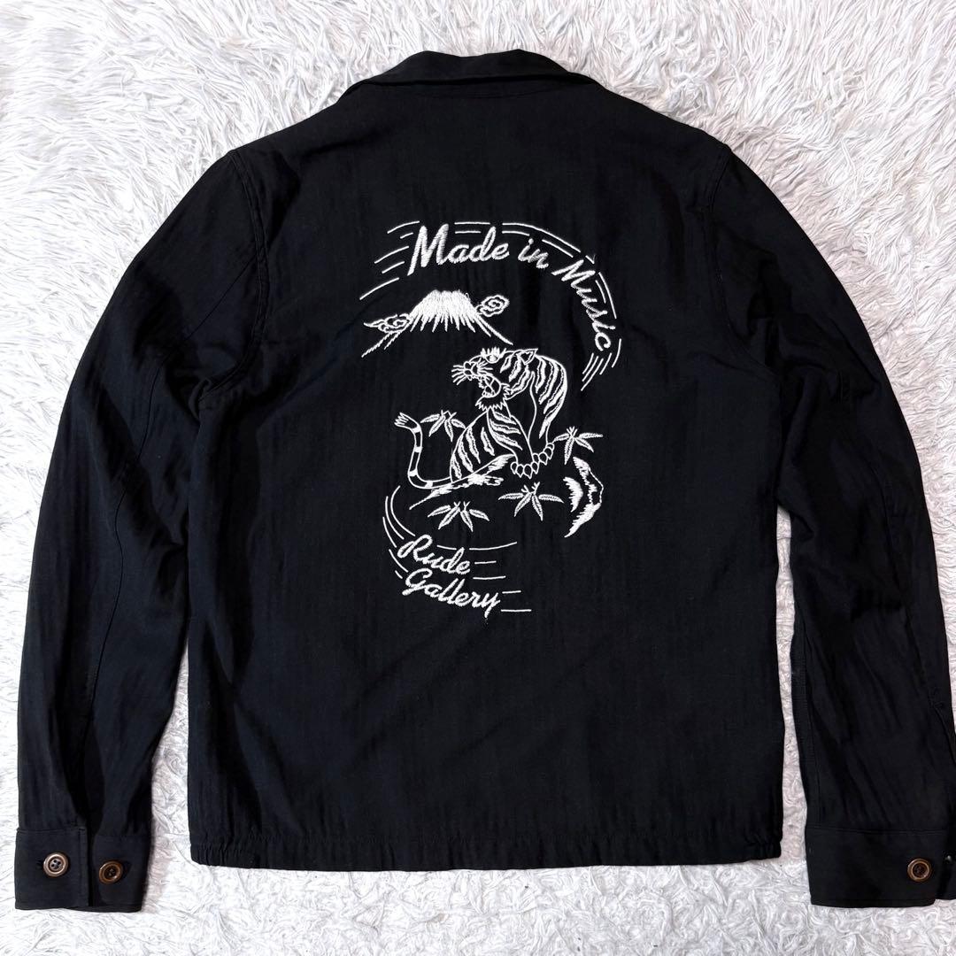 モンキーDルパン✨ルードギャラリー　音ジャン　ブラック刺繍