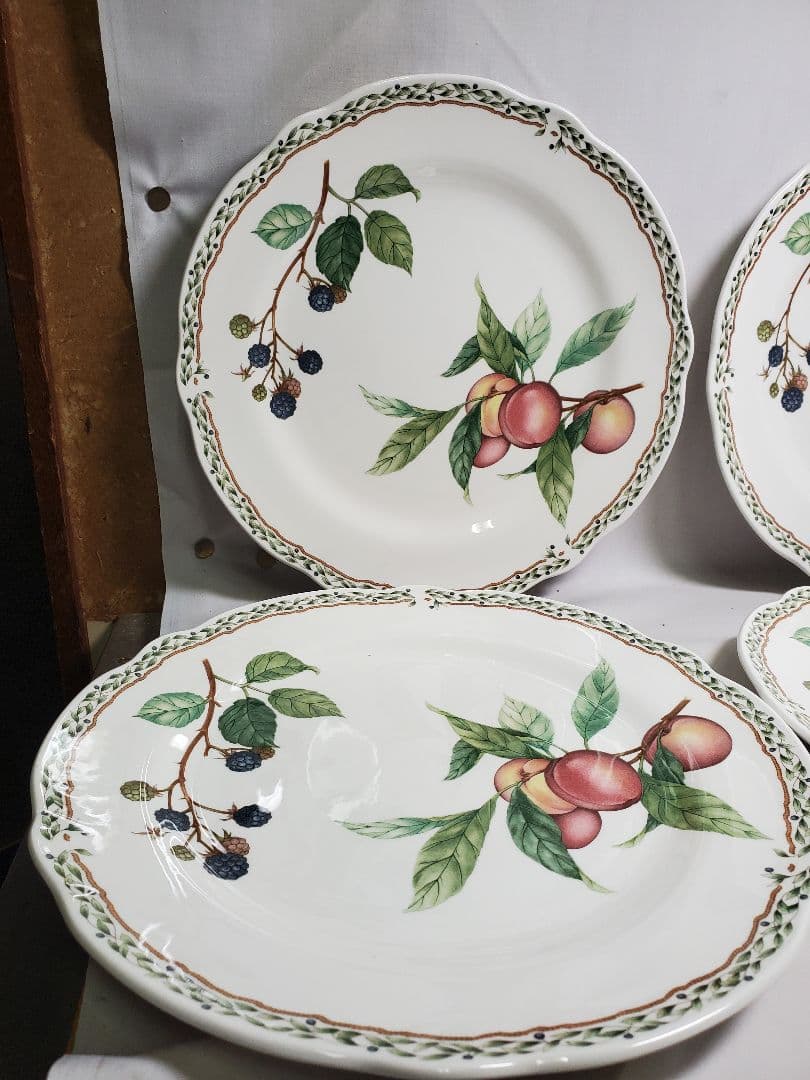 保管品　未使用　ノリタケ　ロイヤルオーチャード　ミート皿6枚　プリマチャイナ