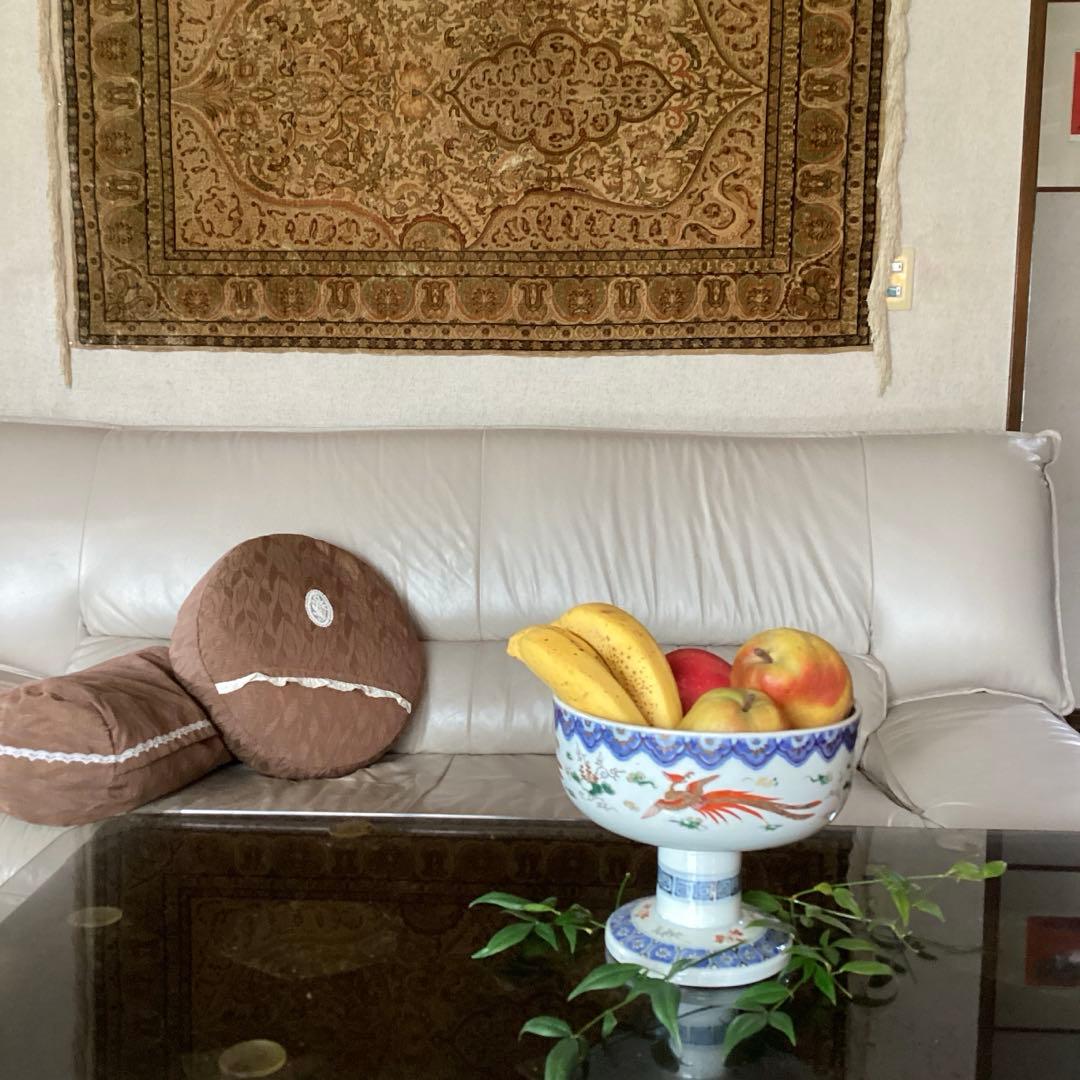 A1030 古伊万里　染錦手　見込宝船　鳳凰紋様　盃洗　　1客（箱付）