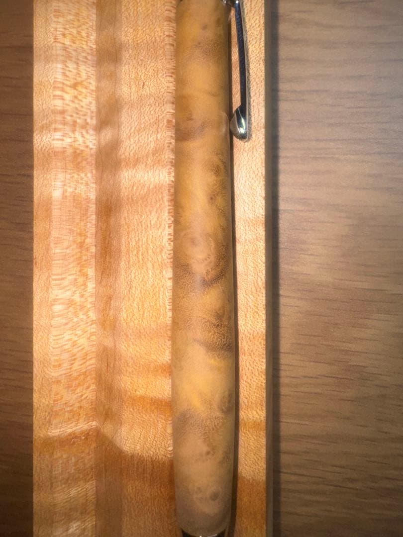 工房楔　ビルマの楠　瘤杢　ペンシル