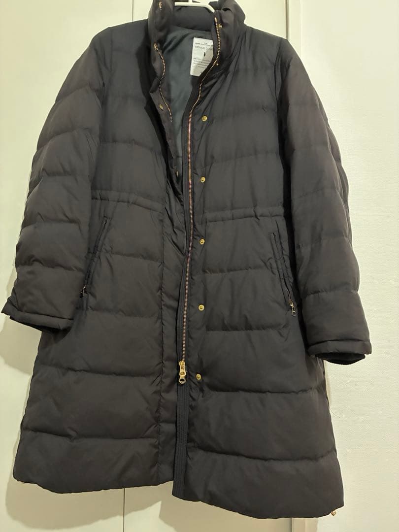 IENA FRENCH DOWN ダークグレー ロングダウンジャケット