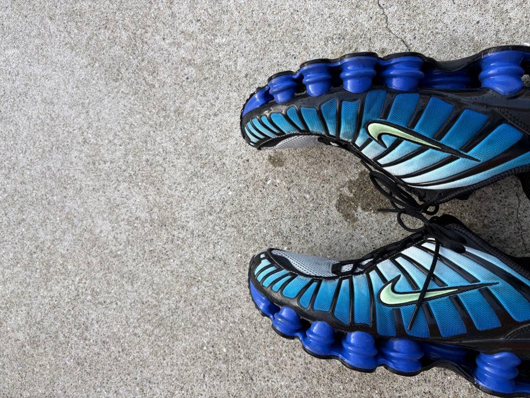 靴 Nike Shox TL \"Vapor Green/Racer Blue\"