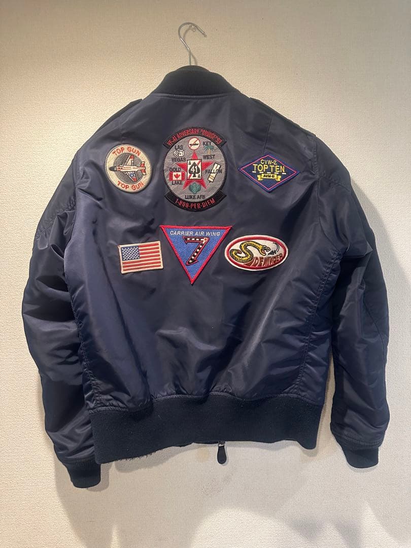 AVIREX L-2A フライトジャケット XL ネイビー