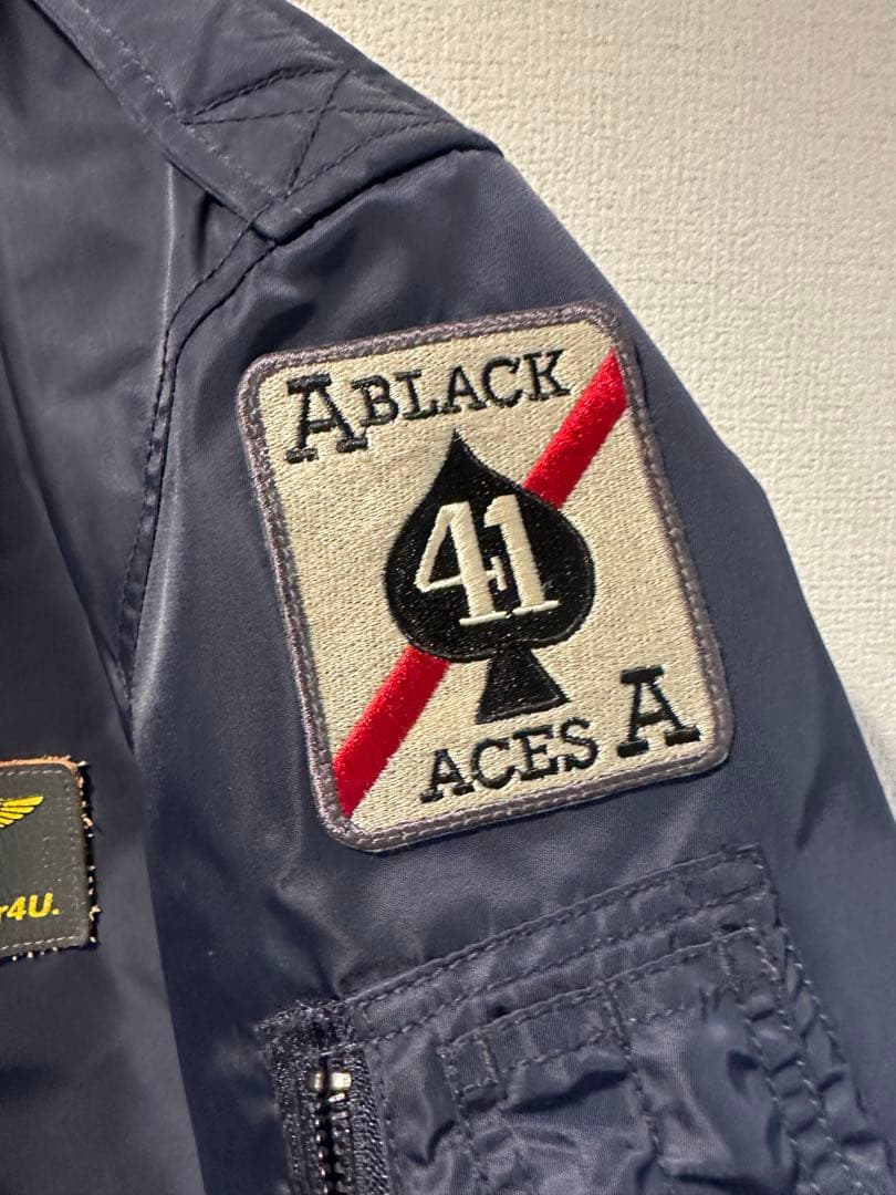 AVIREX L-2A フライトジャケット XL ネイビー