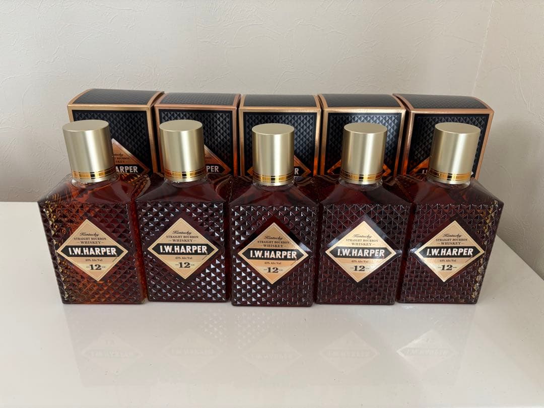 I.W. HARPER 12年ウイスキー 5本セット