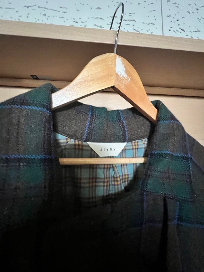 jieda PLAID TRENCH COAT チェックトレンチコート　サイズ1