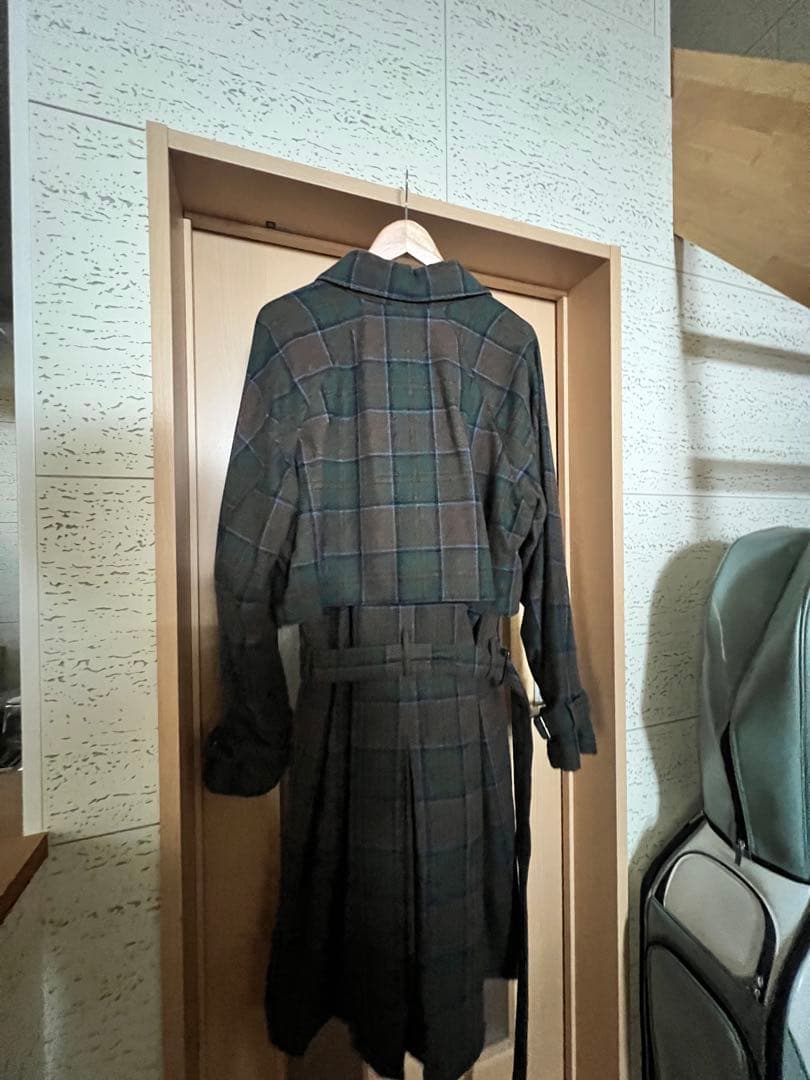 jieda PLAID TRENCH COAT チェックトレンチコート　サイズ1