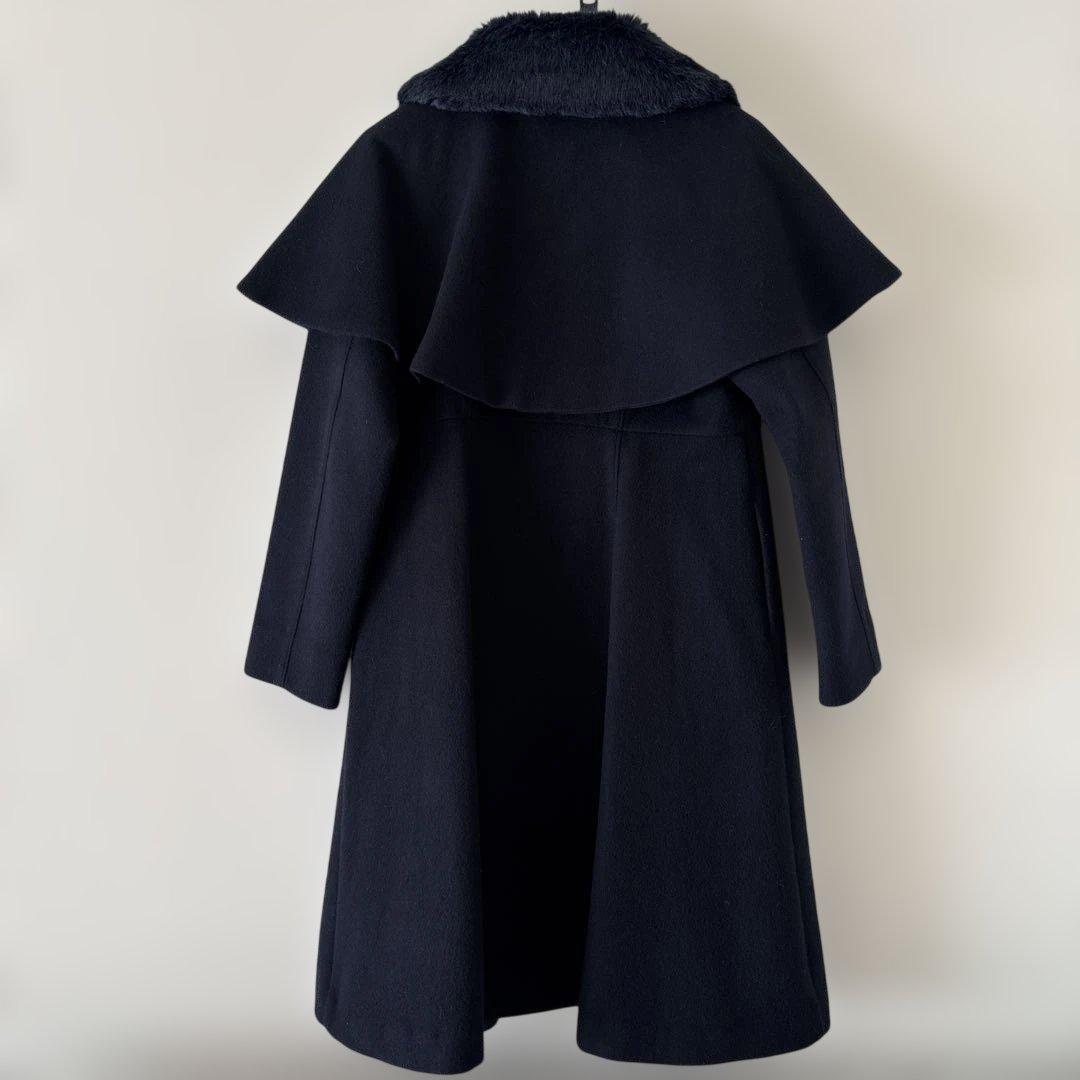 は*な様 【はな】ANNA SUI mini 紺色ウールコート150
