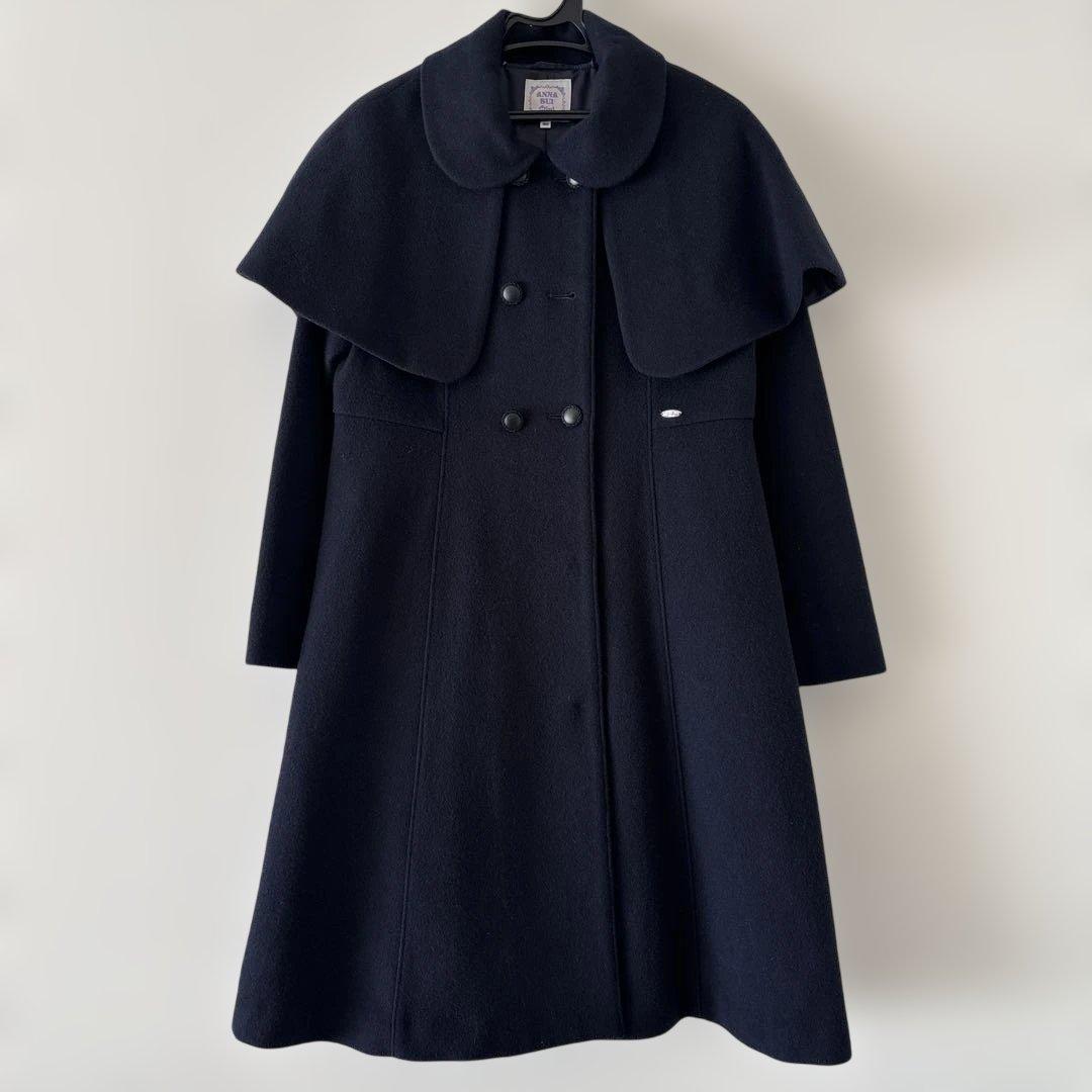 は*な様 【はな】ANNA SUI mini 紺色ウールコート150