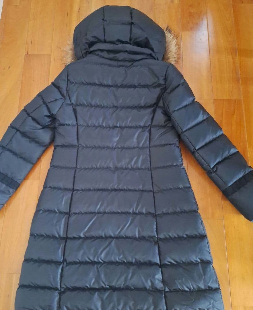 LANVIN en Bleu ブラックダウンコート 38