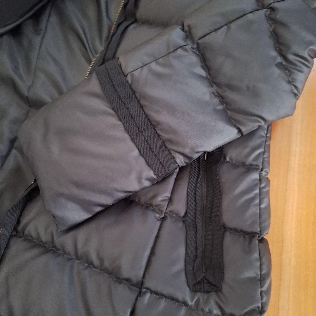 LANVIN en Bleu ブラックダウンコート 38