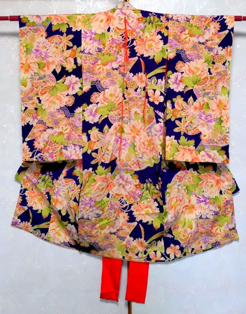 RK401アンティーク子供着物着丈91センチ裄丈38センチめちゃくちゃ綺麗美品