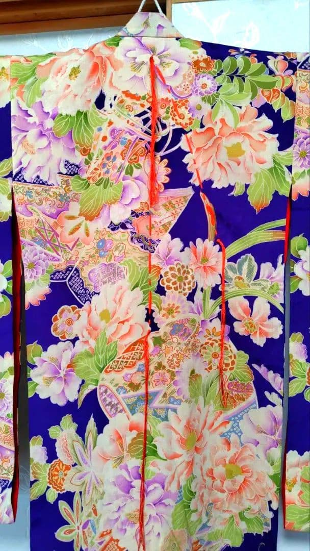 RK401アンティーク子供着物着丈91センチ裄丈38センチめちゃくちゃ綺麗美品