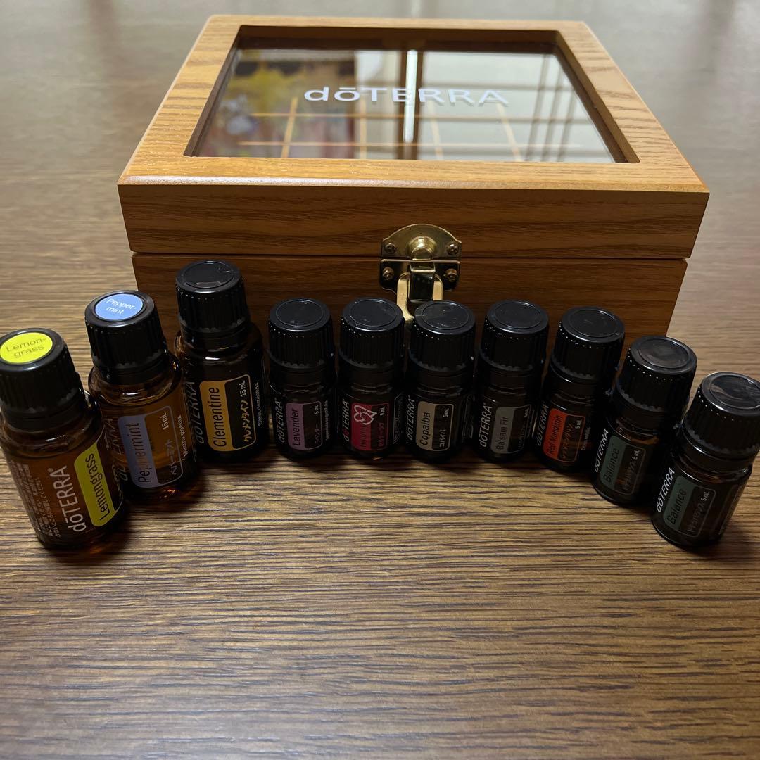 doTERRAアロマオイル　23本　木箱　辞典セット
