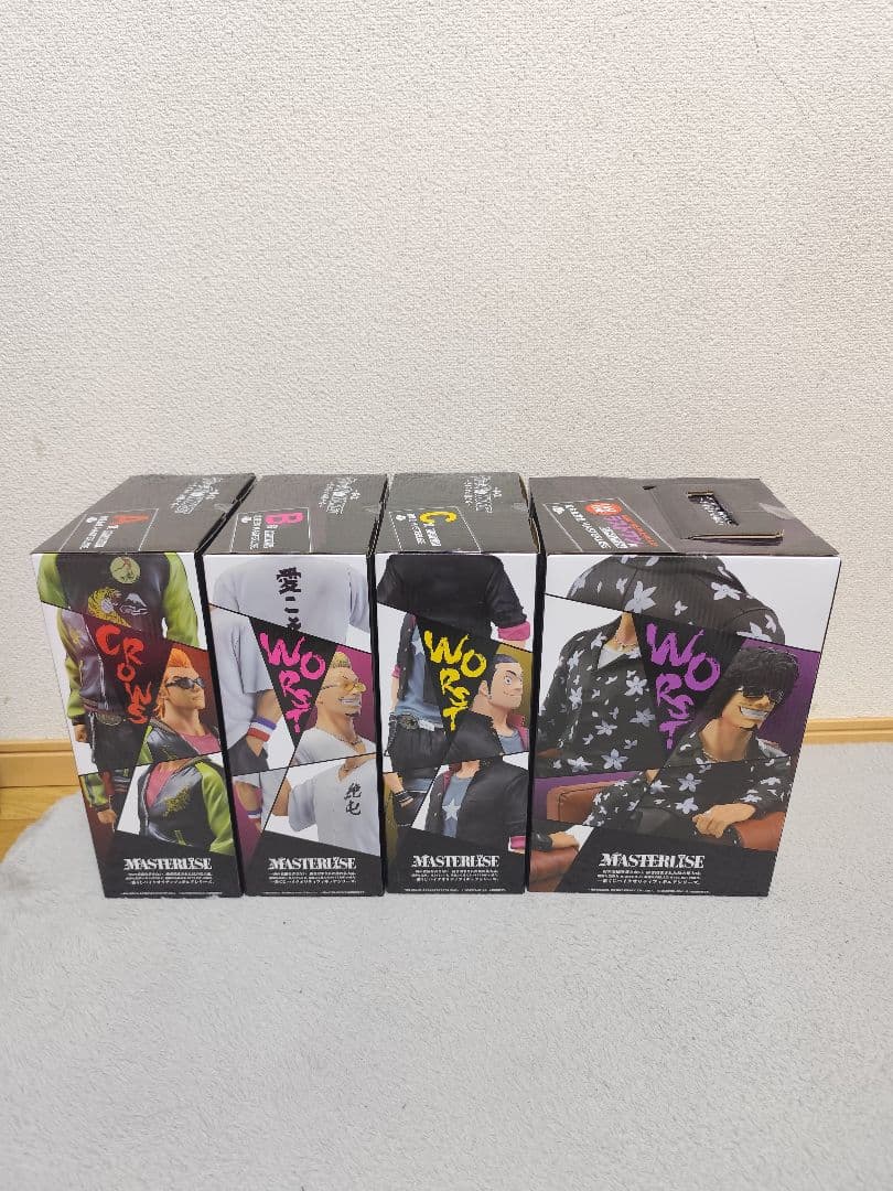 一番くじ クローズ＆WORST フィギュア コンプ D賞 E3賞付き