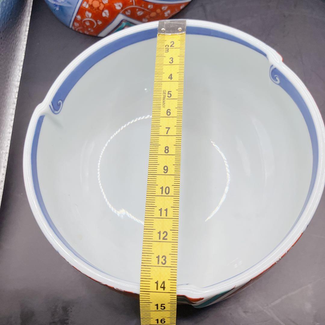 幸乃宴 向付椀 煮物 酢の物 丼 有田焼 九谷焼 古伊万里 未使用美品 ザクロ柄