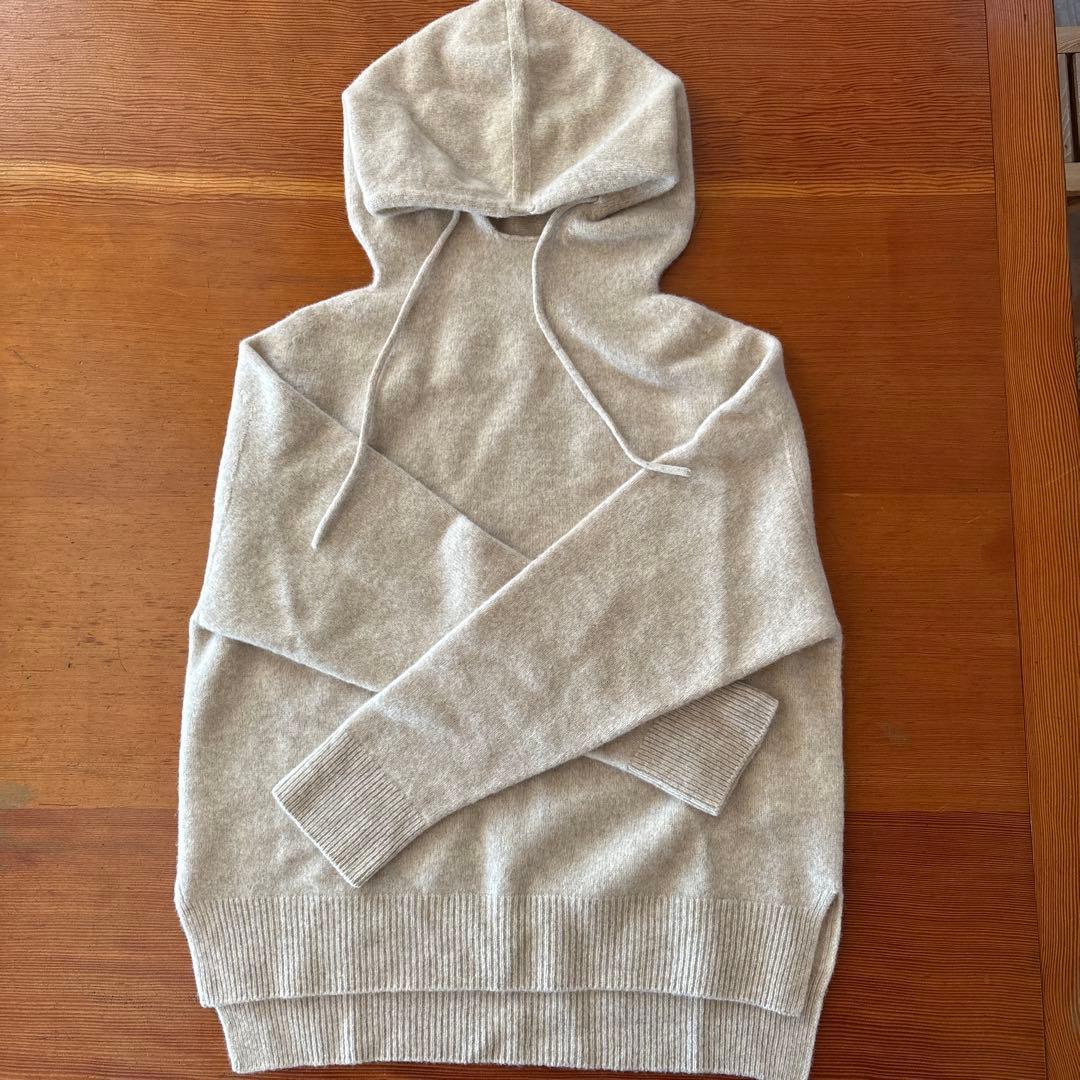 DRESSTERIOR 36 カシミアブレンド フードニット 極美品 未使用
