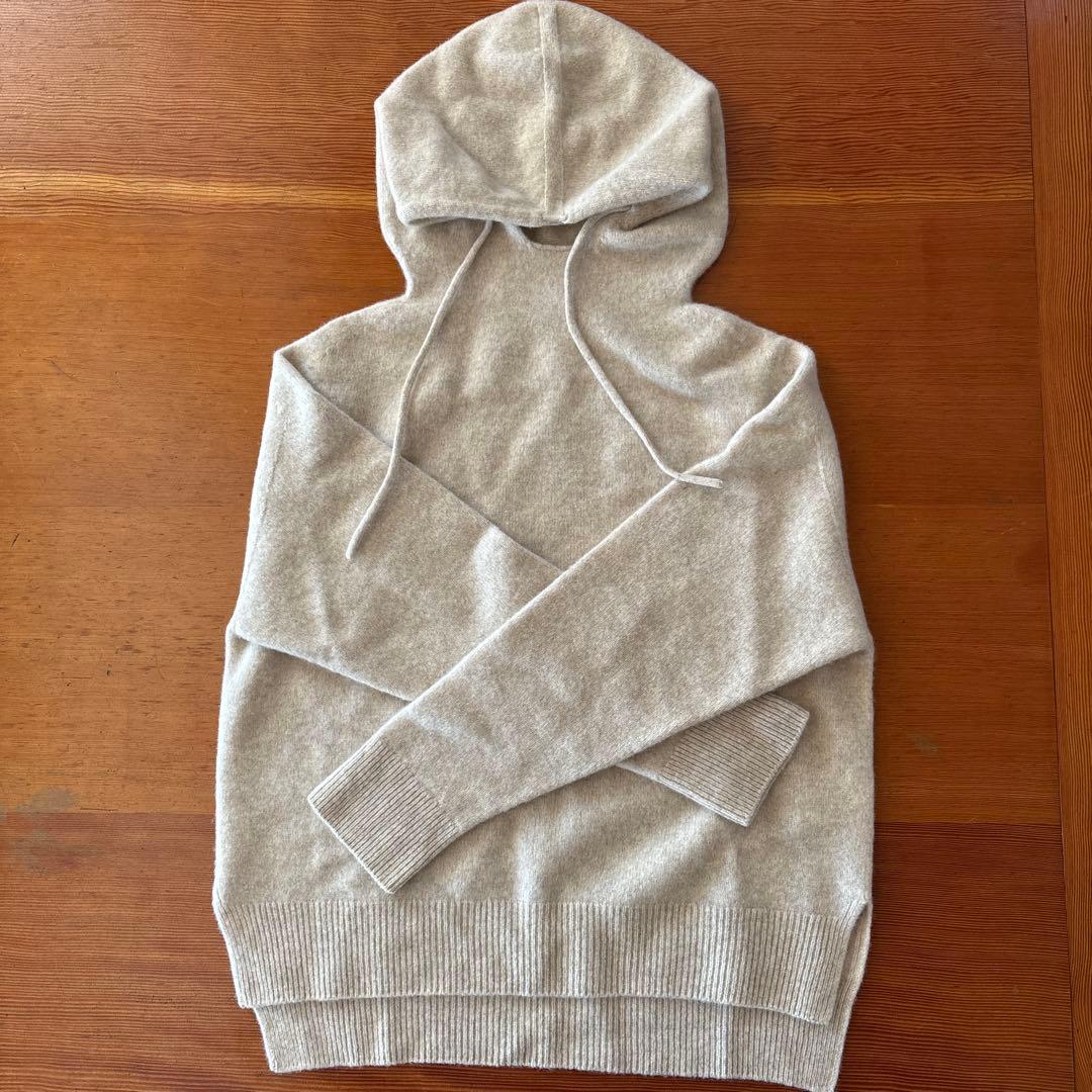 DRESSTERIOR 36 カシミアブレンド フードニット 極美品 未使用