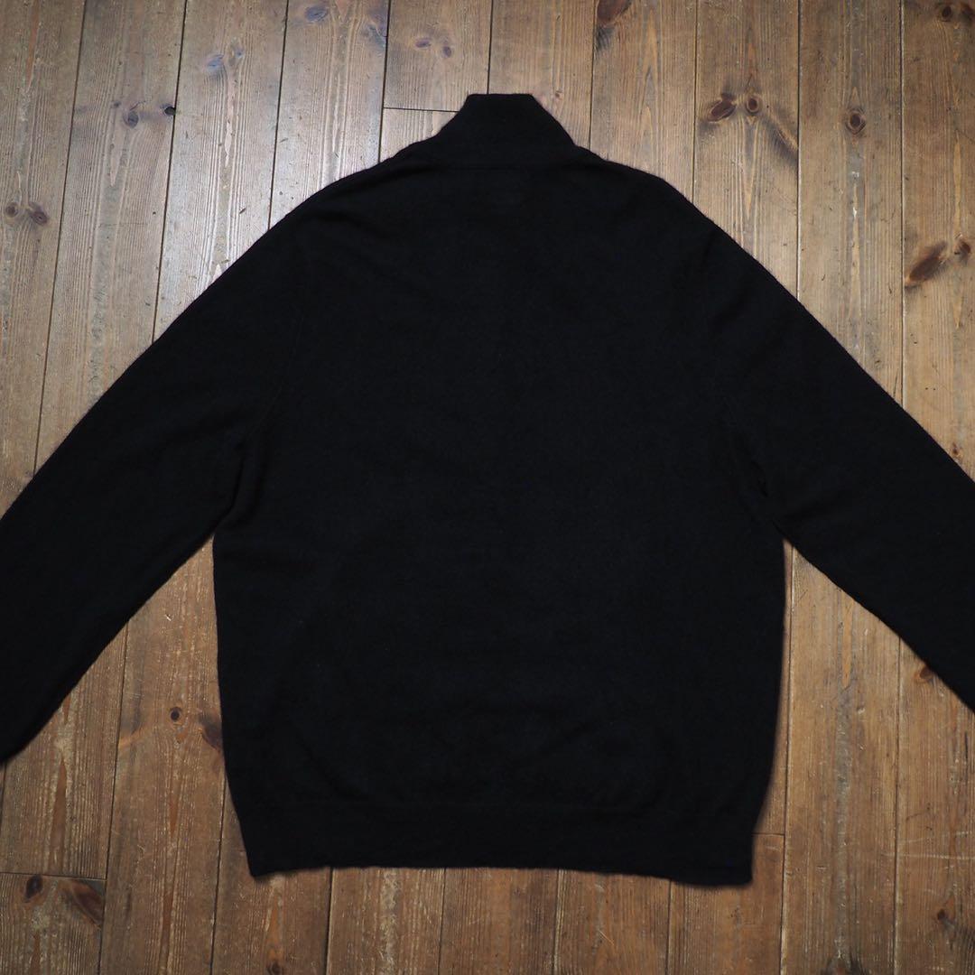 カシミヤ フルジップカーディガン