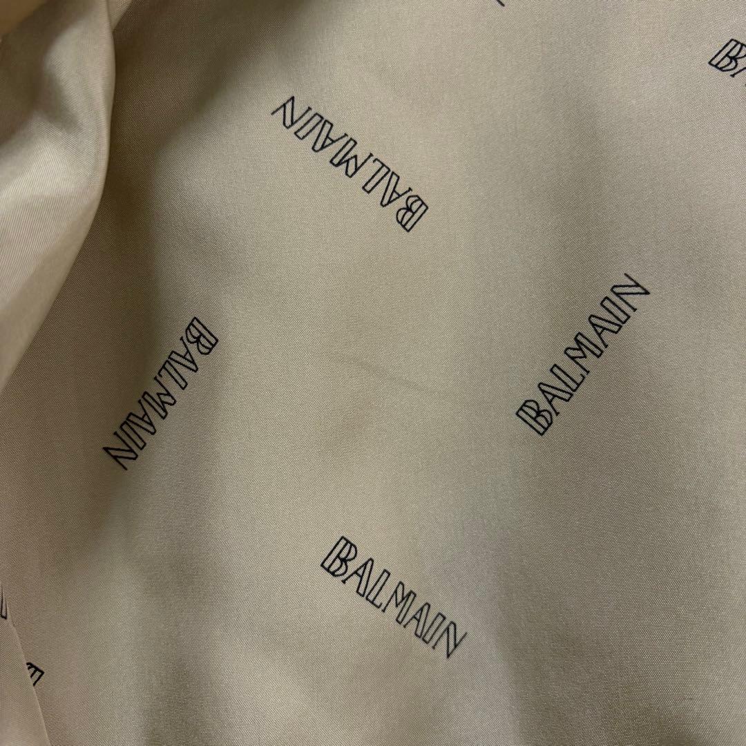 ☆最高級☆バルマン　レザージャケット　テーラードジャケット　ラムレザー&シルク