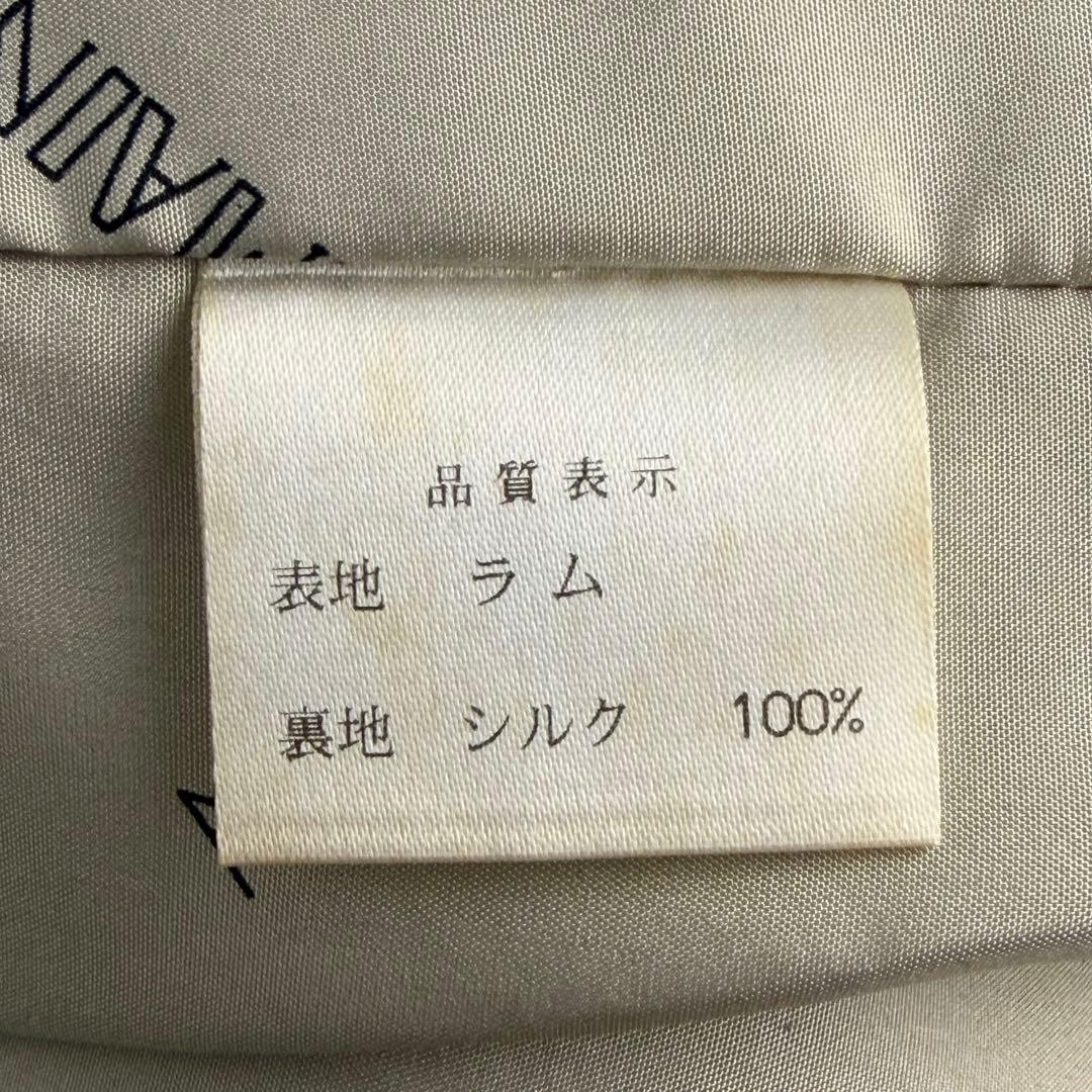 ☆最高級☆バルマン　レザージャケット　テーラードジャケット　ラムレザー&シルク
