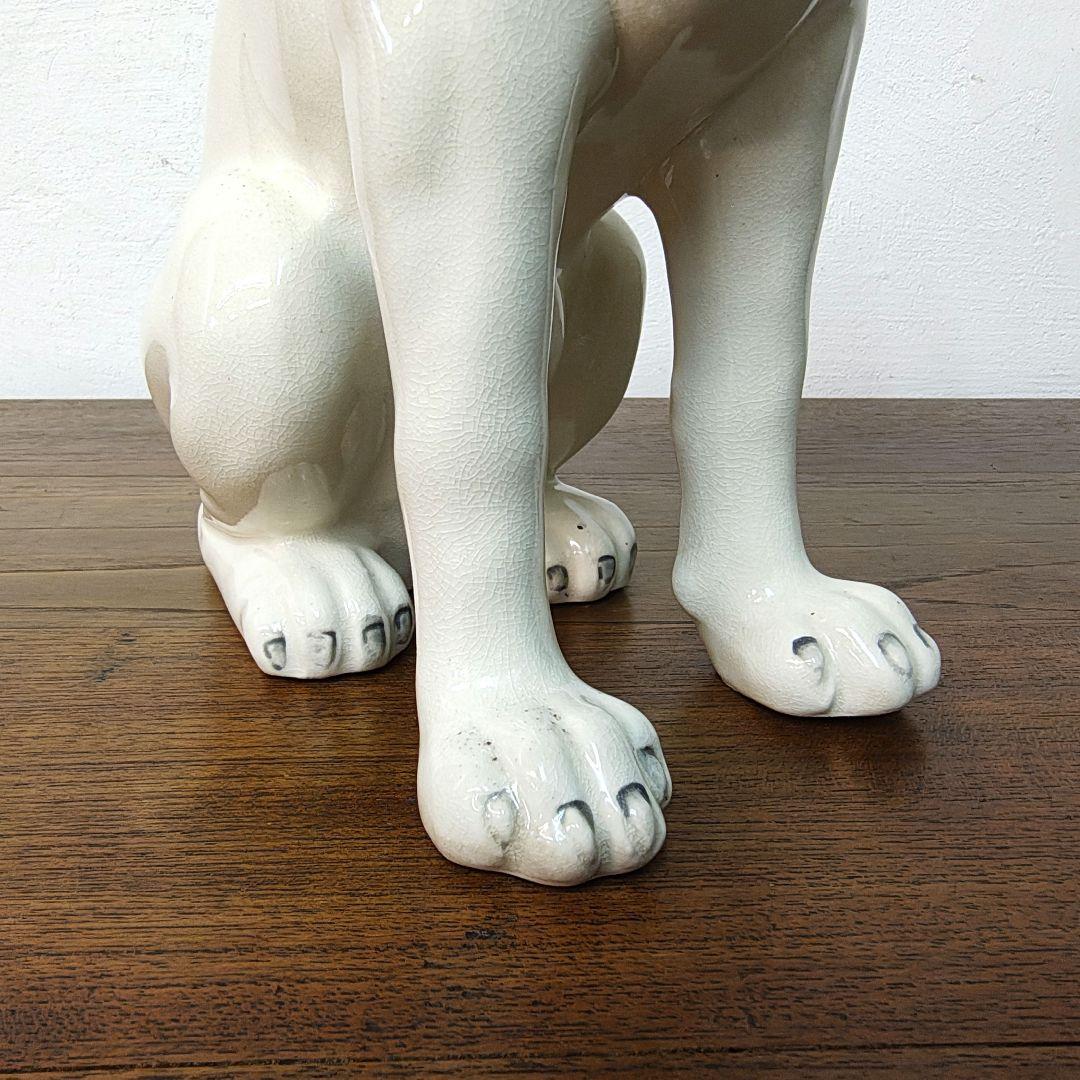 美品【Victor】ビクター 陶器 ニッパー犬 H31.5cm