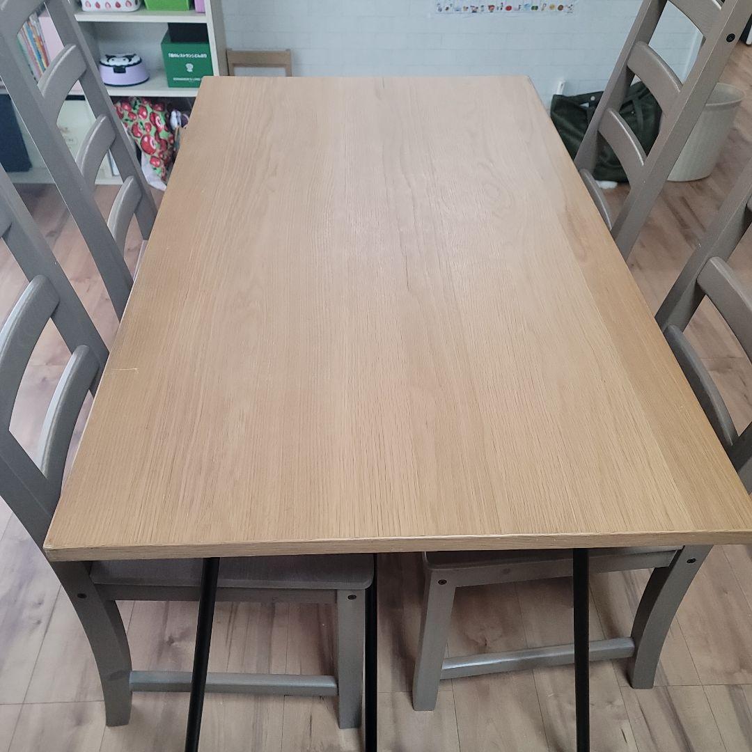 無印良品 木製折りたたみテーブルのみ 120cm　ダイニング　作業テーブル　宝塚