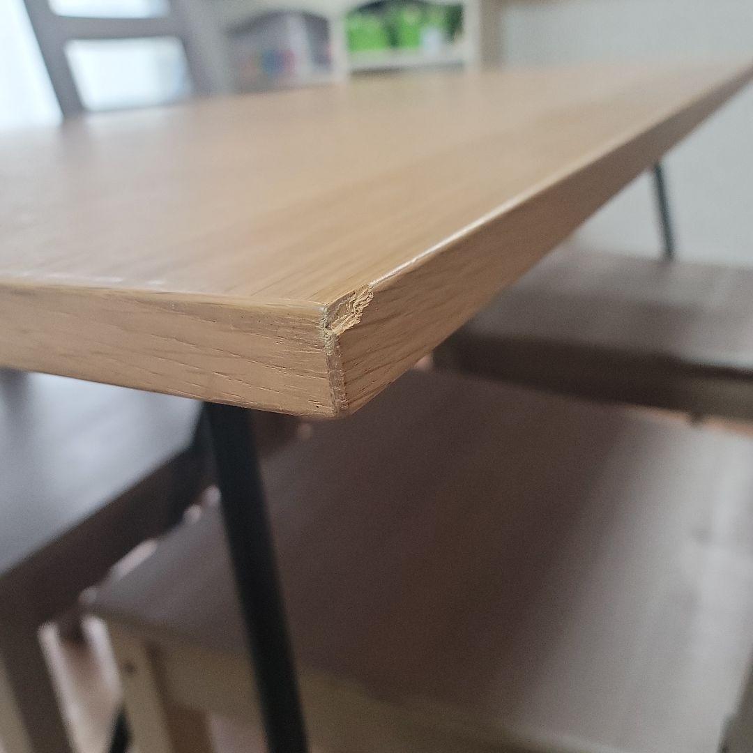 無印良品 木製折りたたみテーブルのみ 120cm　ダイニング　作業テーブル　宝塚