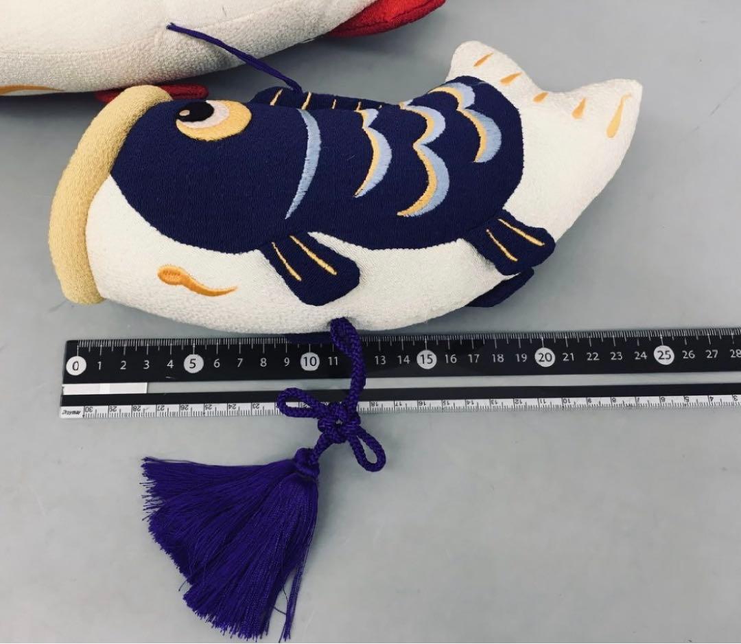 【新品未使用】龍虎 節句人形 吊りふわふわ鯉のぼり こいのぼり 全長105cm