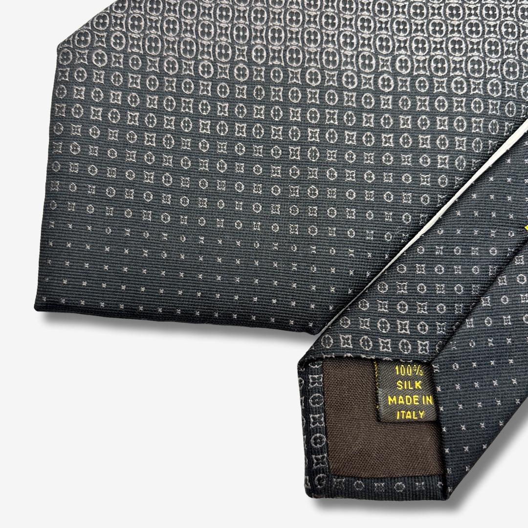 LOUIS VUITTON モノグラム 幾何学柄 チャコールグレー