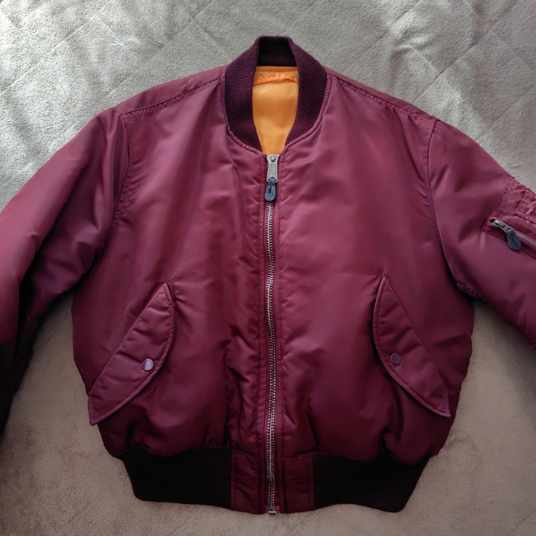 90s ALPHA MA-1 フライトジャケット 希少色