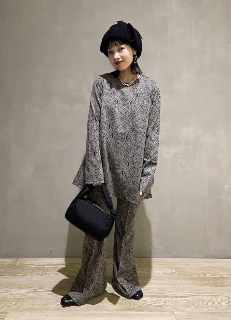 FUMIE TANAKA ジャガードセットアップ