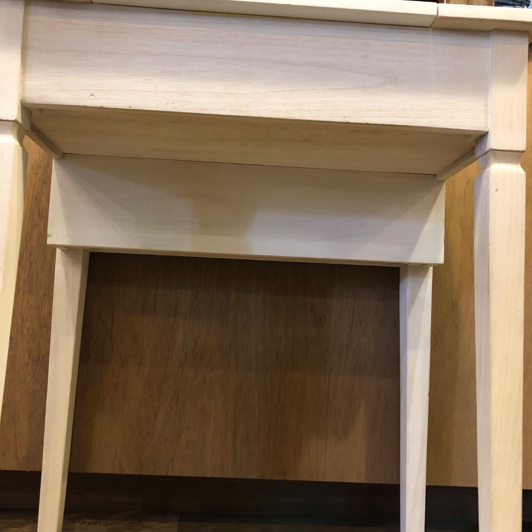 ドレッサー　椅子付き　収納付き　桐材　アンティーク調　シャビー