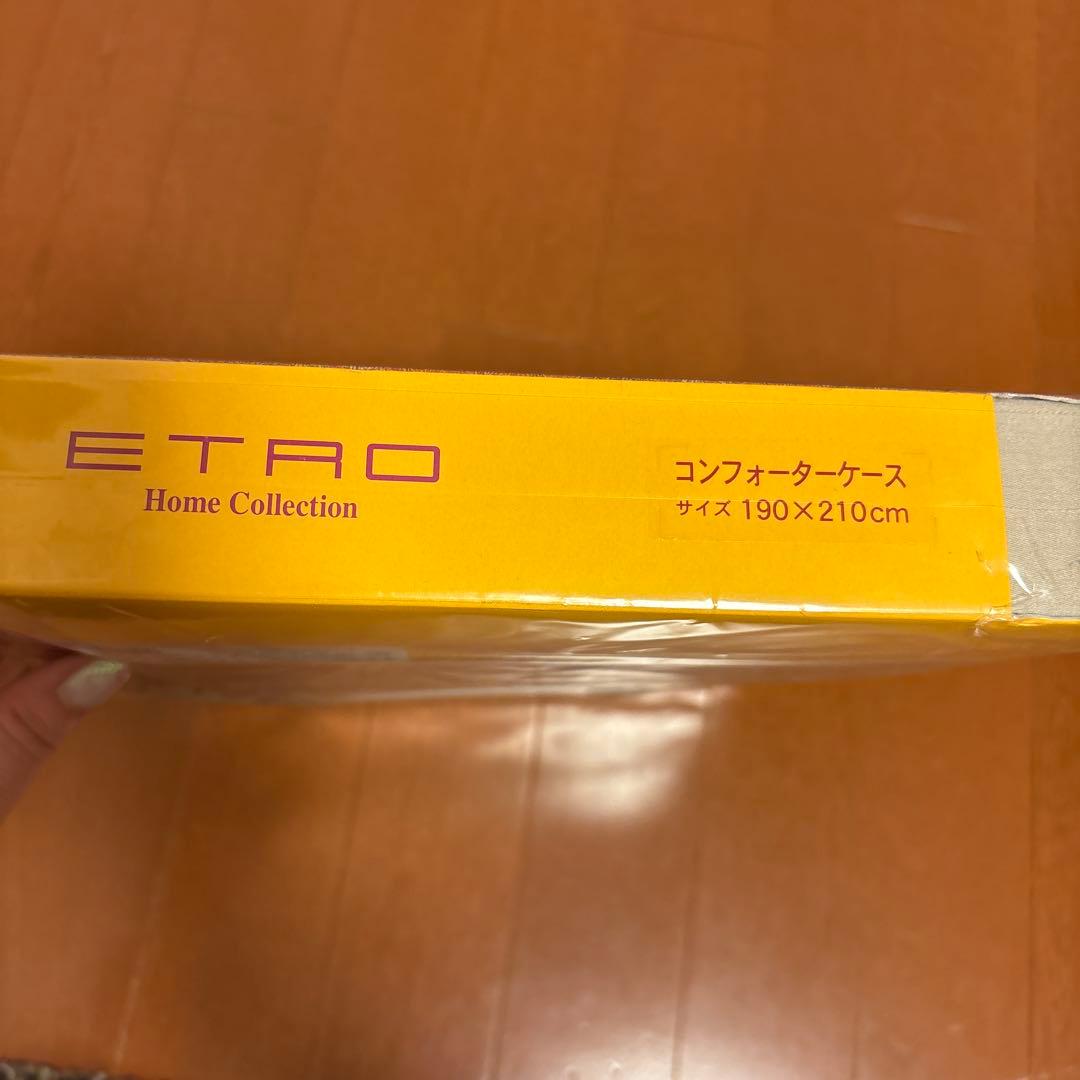 【新品未使用】ETRO 花柄 布団カバー190×210cm