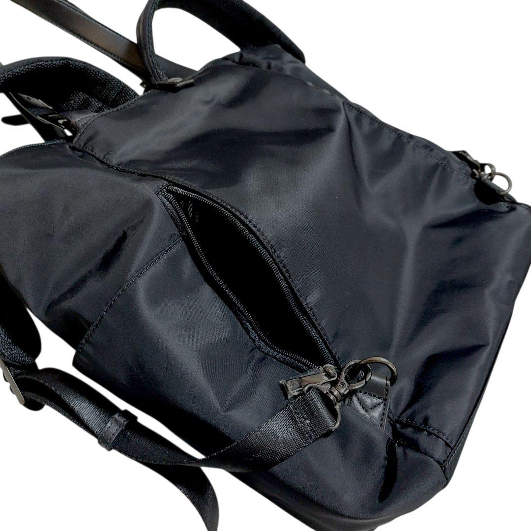 アナスイミニ　ペアレンツバッグ　3WAY　リュック　ショルダー　トート　黒