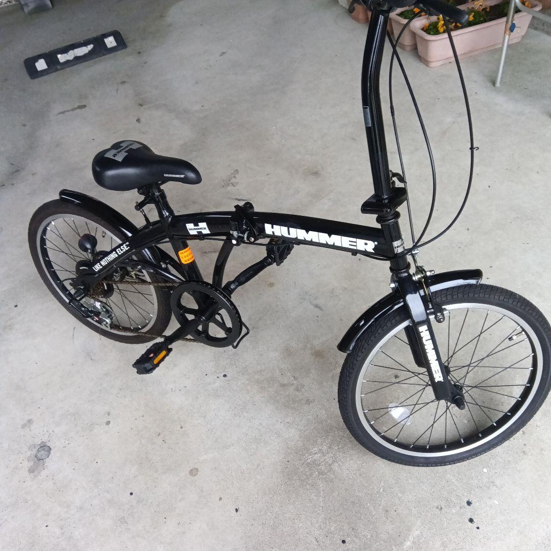 HUMMER 折りたたみ自転車 ブラック