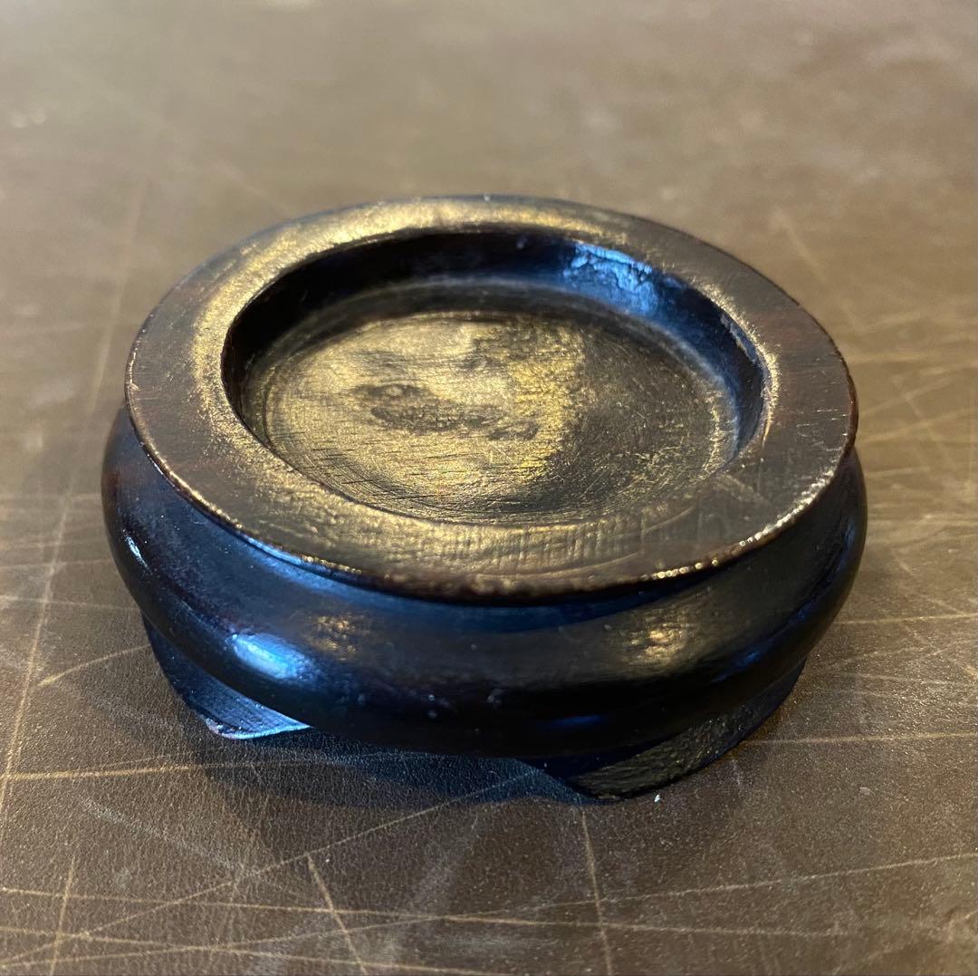 スワトウ陶磁器　ミニ花器　鑑賞台付　　　 一輪挿し　ヴィンテージ　レア