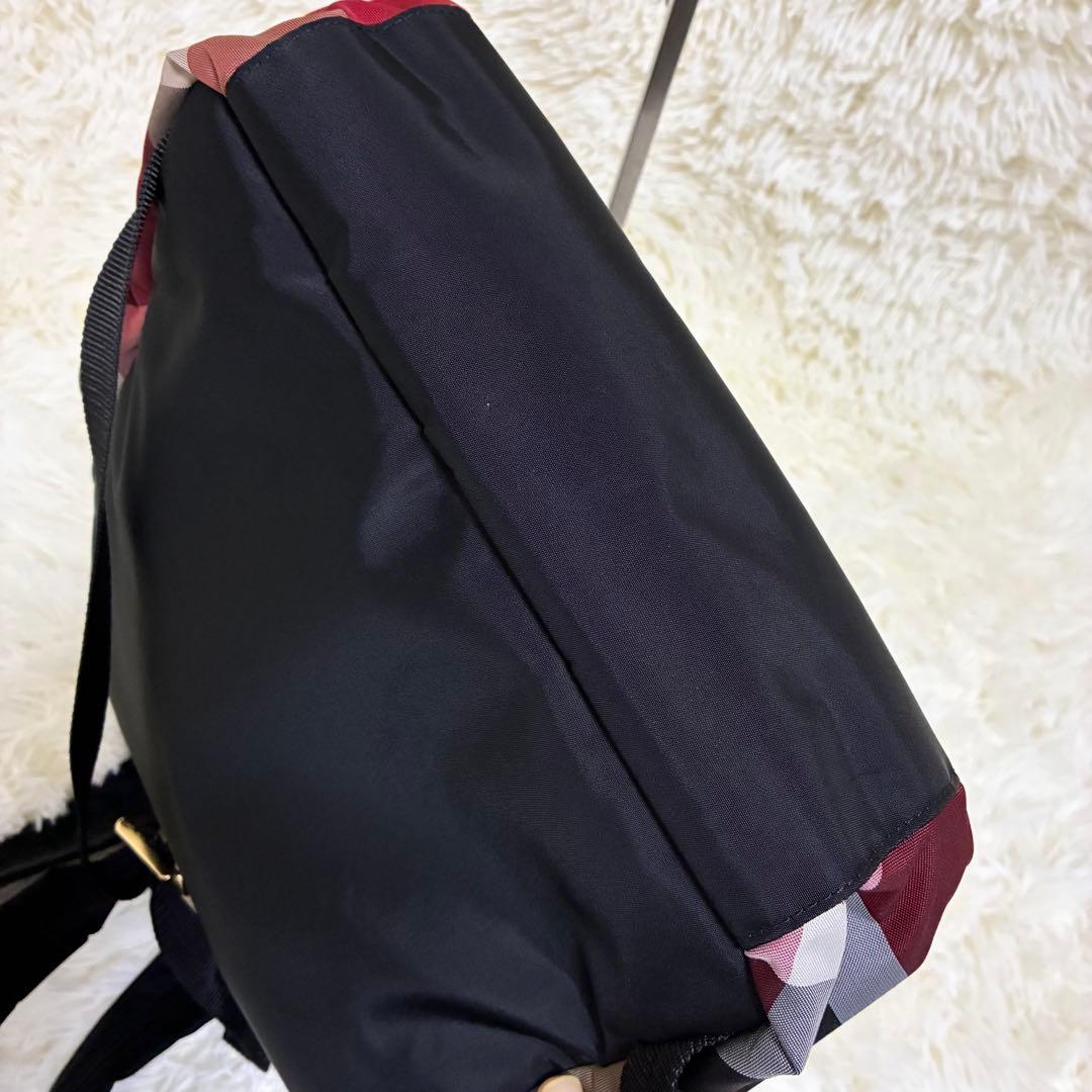 美品✨ ブルーレーベルクレストブリッジ ブラック バックパック リュック