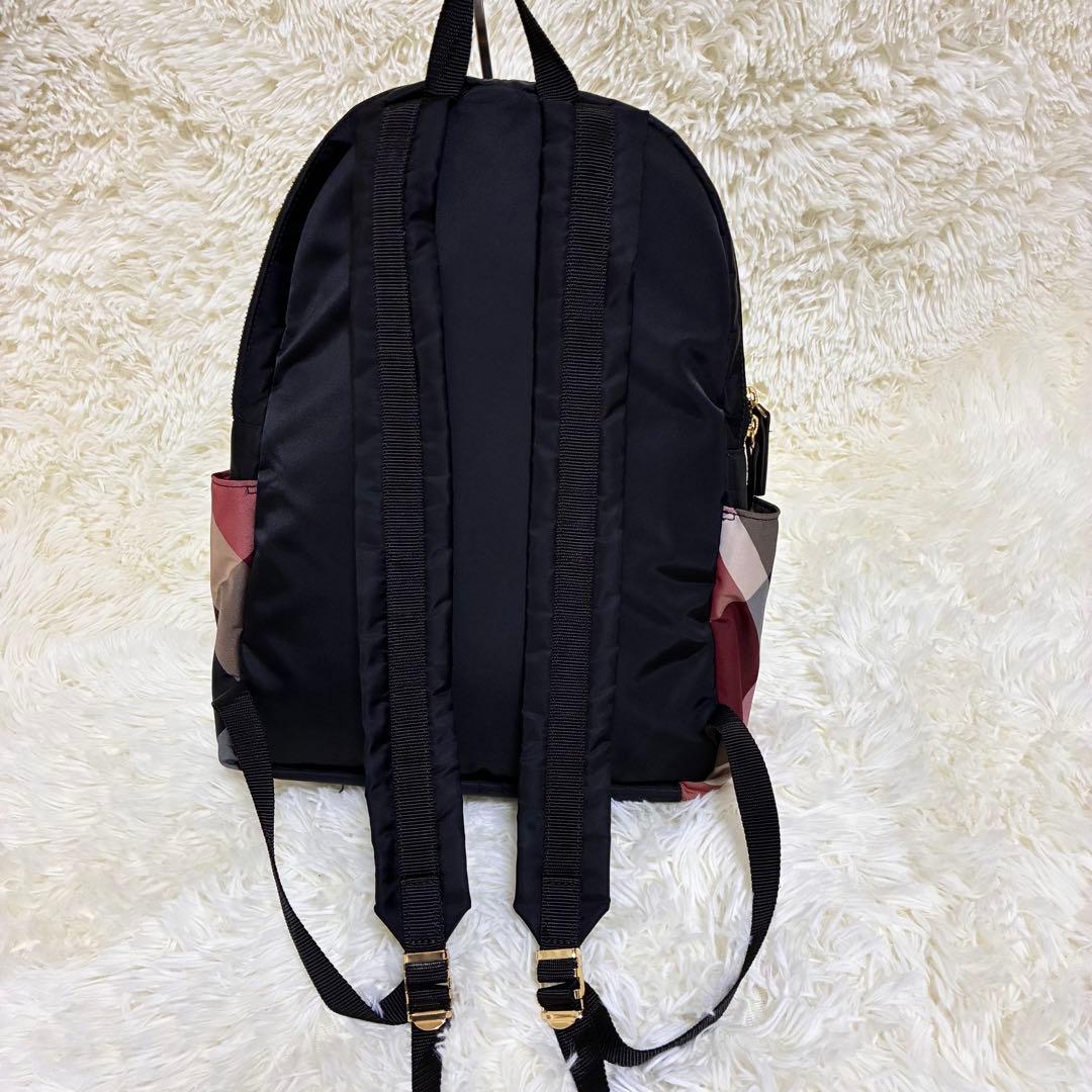 美品✨ ブルーレーベルクレストブリッジ ブラック バックパック リュック