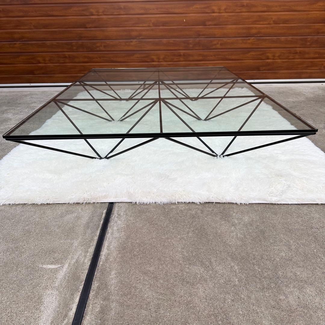 美品 B&B italia ALANDA ガラステーブル 購入価格67万