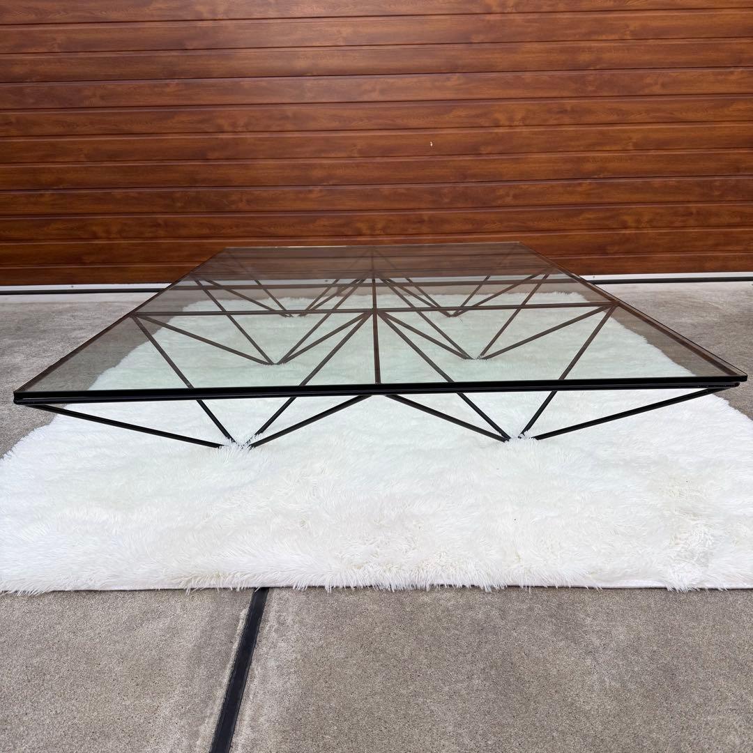 美品 B&B italia ALANDA ガラステーブル 購入価格67万