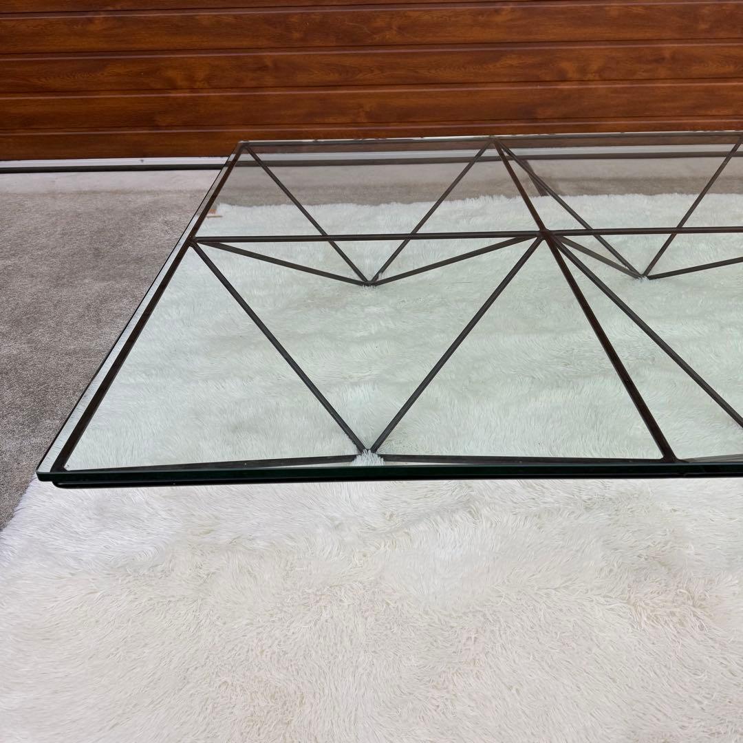 美品 B&B italia ALANDA ガラステーブル 購入価格67万